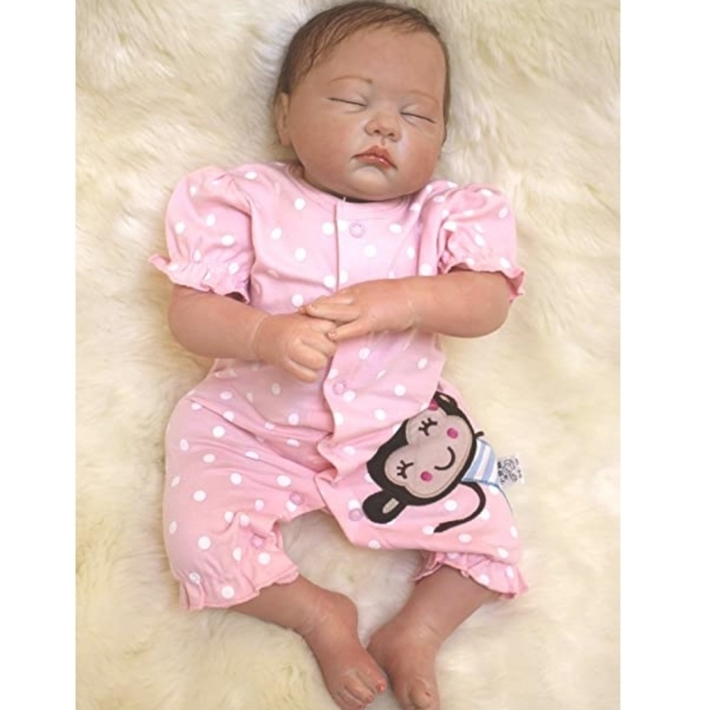 Reborn Baby Dolls 22" Cute Realistic Soft Silicone